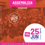 Assembleia de greve das servidoras e dos servidores do Colégio Pedro II