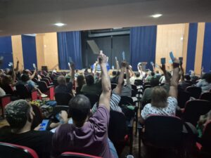 Assembleia no CPII aprova paralisação no dia 3 de março e ratifica indicativo nacional de greve