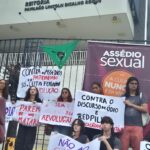 ‘Compa é pra já’: ato na Reitoria defendeu eleição imediata da comissão aprovada para combater assédios