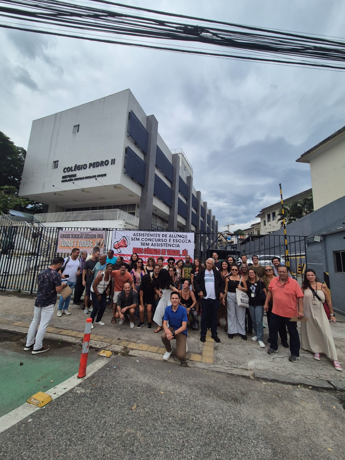 Uma jornada de paralisação, ato e reuniões no CPII em defesa das pautas da categoria