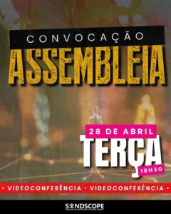 Sindscope convoca assembleia geral da categoria no CPII para dia 28 de abril